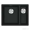 Franke Maris Topmount 1 & 1/2 Double Bowl Sink 560mm, SBR, Matt Black MRG 660/34-15 SBR MB