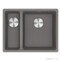 Franke Maris Topmount 1 & 1/2 Double Bowl Sink 560mm, SBL, Stone Grey MRG 660/34-15B SBL SG