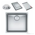 Franke Mythos Undermount Single Bowl Sink 490mm, PB835, RM081, DT288, Stainless MYX110-45FPC