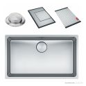 Franke Mythos Undermount Single Bowl Sink 740mm, PB835, RM081, DT288, Stainless MYX110-70FPC