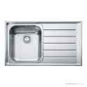 Franke Neptune Topmount Single Bowl Sink 860mm, Right Drainer, Stainless NEX611RHD