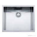 Franke Planar Top, Flush & Under Mount Laundry Tub 580mm, Overflow, Stainless PPX210-54LTB