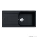 Franke Urban Topmount Single Bowl Sink 1000mm, 1th, Left Drainer, Matt Black UBG611-100MBLHD