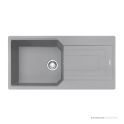 Franke Urban Topmount Single Bowl Sink 1000mm, Reversible Drainer, Stone Grey UBG611-100REV SG