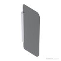 Geberit Urinal Partition Rectangle, Grey
