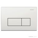 Geberit Kappa50 Flush Button, White Metal