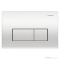 Geberit Kappa50 Flush Button, Matt Chrome Metal
