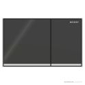 Geberit Sigma60 Flush Button, Black Glass