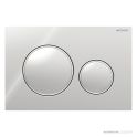 Geberit Sigma20 Flush Button, Chrome with Satin Trim