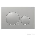 Geberit Sigma20 Flush Button, Finger Print Resistant, Stainless Steel with Chrome Trim