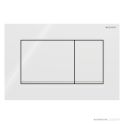 Geberit Sigma30 Flush Button, White with Matt White Trim