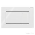 Geberit Sigma30 Flush Button, White with Chrome Trim