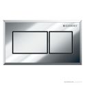 Geberit Care Pneumatic Flush Remote Buttons, Bright Chrome (6mm hose)