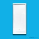 Doccia SE2 780 x 760mm Shower Enclosure, Low Step, White