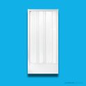 Doccia SE26 910 x 910mm Shower Enclosure, High Step, White