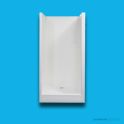 Doccia SE27 920 x 950mm Shower Enclosure, Low Step, White