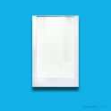 Doccia SE41 1275 x 780mm Shower Enclosure, High Step, White