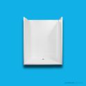 Doccia SE43 1500 x 900mm Shower Enclosure, Low Step, White