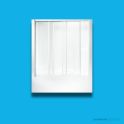 Doccia SE46 1530 x 790mm Shower Enclosure, High Step, White