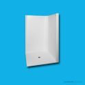 Doccia SE80 1250 x 1250mm Corner Shower Enclosure, White