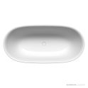 Kaldewei Meisterstück Oyo Duo Freestanding Bath 1630 x 770 x 580mm, Enamel Push Open Waste