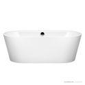 Kaldewei Meisterstuck Classic Duo Oval Freestanding Bath 1800 x 800 x 430mm, EasyClean Alpine White