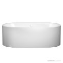 Kaldewei Meisterstuck Centro Duo Oval Freestanding Bath 1800 x 800mm, EasyClean Alpine White