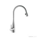 KWC Eve Pull-Out Sink Mixer with Light - Stainless Steel