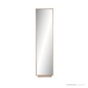 Loughlin Avoca 2100mm High x 525mm Wide Timber Tall Boy with 3 Shelves, Basket & Mirror
