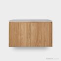 Loughlin Barossa Two Door Wall Hung Timber Veneer Vanity