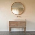 Loughlin Berkeley Freestanding Timber Vanity on Legs with Integrated Basin