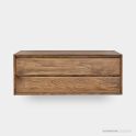Loughlin Byron Double Drawer Wall Hung Timber Vanity