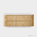 Loughlin Evans Double Drawer Wall Hung Timber Veneer Vanity