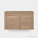 Loughlin Keys Two Door Slim Wall Hung Timber Vanity