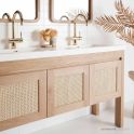Loughlin Obe Acrylic Integrated Basin Vanity Top, White