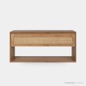 Loughlin Pacific Baxter Single Drawer & Open Shelf Wall Hung Timber Vanity