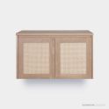 Loughlin Pacific Two Door Slim Wall Hung Timber Vanity