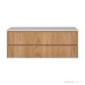 Loughlin Yarra Double Drawer Wall Hung Timber Veneer Vanity