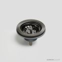 Oliveri Basket Waste with Extended Screw to suit Santorini Sinks, Gunmetal AC14-GM-EXT