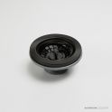 Oliveri Spectra Basket Waste, Black ACBWBK