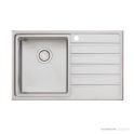 Oliveri Apollo Topmount Single Bowl Sink 800mm, 1th, Right Drainer, Stainless AP1421
