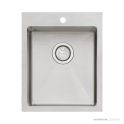 Oliveri Apollo Top, Flush & Under Mount Single Bowl Sink 415mm, Stainless AP1451