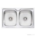 Oliveri Endeavour Topmount Double Bowl Sink 770mm, Stainless EE64 1TH