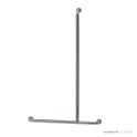 Oliveri Holdfast Inverted T Shower Rail (Right Hand), Stainless