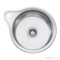 Oliveri Solitaire Topmount Round Sink 590mm, 1th, Stainless LR515