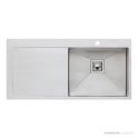 Oliveri Professional Series Topmount Single Bowl Sink 1040mm, Left Drainer, Stainless PR1122 1TH