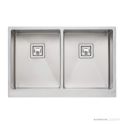 Oliveri Professional Butler Series Undermount Double Bowl Sink 835mm, Stainless PR1263U
