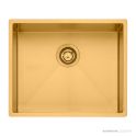 Oliveri Spectra Top, Flush & Under Mount Single Bowl Sink 540mm, Gold SB50AU