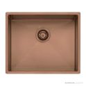 Oliveri Spectra Top, Flush & Under Mount Single Bowl Sink 540mm, Copper SB50CU