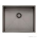 Oliveri Spectra Top, Flush & Under Mount Single Bowl Sink 540mm, Gunmetal SB50GM
